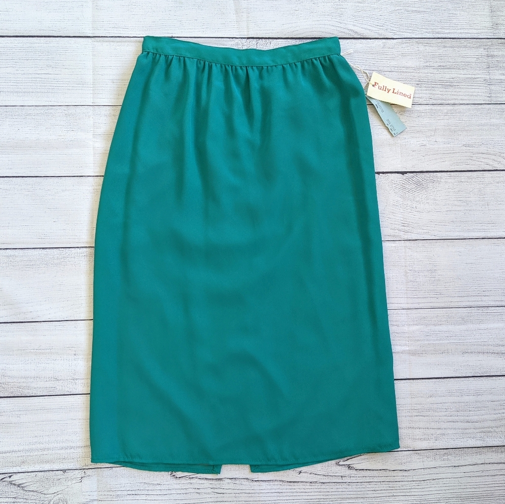 Teal Midi Skirt